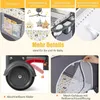 Reisebett mit Matratze, 5 in 1 Beistellbett Baby mit Rollen Produktbild-Vorschau 5