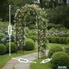 Gerdo | Garten Pergola 240 cm Schwarz – Metall Rankhilfe Produktbild-Vorschau 4