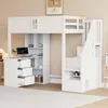 okwish Patrová postel 90×200 z dřeva, patrová postel s Náhled obrázku produktu 3