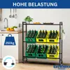 DanDiBo Getränkekistenregal 6 Kisten mit Ablagefäche Rollen Produktbild-Vorschau 6