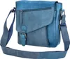 The Skandinavian Brand Damen Leder Schultertasche  Blue : Produktbild-Vorschau 1