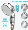 Duschkopf Handbrause Wassersparend mit Druckerhöhung für Produktbild-Vorschau 4