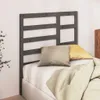 The Living Store Bett-Kopfteil Grau 96x4x104 cm Massivholz Produktbild-Vorschau 4