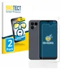 Product packaging for a screen protector, with a smartphone illustration and the product itself shown. Produktbild-Vorschau