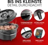 BBQ Dutch Oven Set [7L] – Eingebrannter Feuertopf aus Produktbild-Vorschau 2