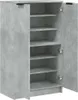 An open cabinet with multiple shelves, shown from the front. Náhľad obrázku produktu