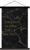MuchoWow® Textilposter Zitate - Kaffee - Gold - Marmor Produktbild-Vorschau 1