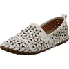 Gemini Damen Slipper Leder Mokassin floral Blumen Cutouts Produktbild-Vorschau 32