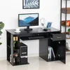 HOMCOM Bureau informatique table d'ordinateur multimédia Voir les images du produit 7