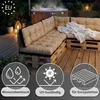 Palettenkissen Outdoor 2er Set 120x80 + 120x40 Europaletten Produktbild-Vorschau 3