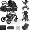 BRONEA® EXQUISE 2.0 Kombi-Kinderwagen 3-in-1 mit MATRATZE & Produktbild-Vorschau 1