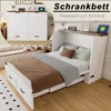 Lit rabattable Merax 140x200 cm avec espace de rangement, Voir les images du produit 2
