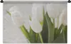 MuchoWow® Wandteppich Wandbehang Bild von mehreren Tulpen Produktbild-Vorschau 1