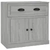 Sideboards 2 Stk. Grau Sonoma Holzwerkstoff , Kommoden Produktbild-Vorschau 7
