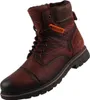 Dockers by Gerli Herren Leder Stiefel gefüttert Braun Produktbild-Vorschau 1