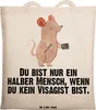 Mr. & Mrs. Panda Einkaufstasche Visagist Herz - Transparent Produktbild-Vorschau 1