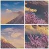 Bild auf Leinwand - Leinwandbild - 3 Teile - Fuji Blume Produktbild-Vorschau 8