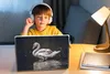 MuchoWow® Laptop Aufkleber Sticker Cover Vogel - Schwan - Produktbild-Vorschau 3