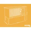 Kerbl Clapier pour rongeurs Buddy 116x52x82 cm Bois lasuré Voir les images du produit 6