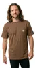 Carhartt K87 POCKET S/S T-SHIRT 103296, barva:oiled walnut Náhled obrázku produktu 4