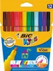 Feutre de coloriage BIC KIDS Visa, étui carton de 12 pièces Voir les images du produit 1