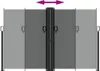 vidaXL Tenda laterale estensibile antracite 160x1200 cm Anteprima dell’immagine prodotto 5