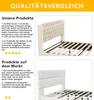UnboxG Polsterbett 160x200cm mit USB, Jugendbett Doppelbett Produktbild-Vorschau 12