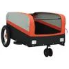 vidaXL Príves na bicykel čierno-oranžový 30 kg železa Náhľad obrázku produktu 4
