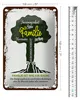 Blechschild Spruch Familie ist wie ein Baum 18x12cm Produktbild-Vorschau 2
