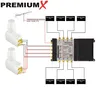 PremiumX Multischalter Set 9/8 SAT 2x Multifeed 3° Quattro Produktbild-Vorschau 2
