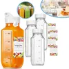 Glasflaschen 500ml, 4 Stück Saftflaschen zum Befüllen, Produktbild-Vorschau 1