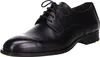 A black leather dress shoe is shown against a white background. Produktbild-Vorschau