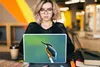 MuchoWow® Laptop Aufkleber Sticker Cover Eisvogel - Äste - Produktbild-Vorschau 5
