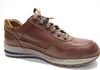 A single brown leather men's shoe is shown against a white background. Produktbild-Vorschau