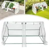 Collage of images showing mini greenhouses in different settings and a close-up of an empty greenhouse. Produktbild-Vorschau