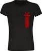 multifanshop Damen T-Shirt - Leipzig - Streifen, schwarz, Produktbild-Vorschau 1