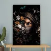 MuchoWow® - Leinwandbilder - Frau - Luxus - Blumen - Produktbild-Vorschau 4