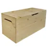 A wooden storage chest on a white background. Anteprima dell’immagine prodotto