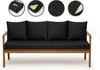 Coussins pour banc de jardin Noir| Assise 170x50x7 + Voir les images du produit 7