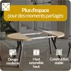 AlpiMeble Table a Manger Extensible - Table Ronde Voir les images du produit 3