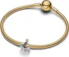 A gold Pandora bracelet with a Christmas tree charm. Náhled obrázku produktu
