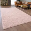 Flauschiger Shaggy Teppich in rosa Größe - 140 x 200 cm Produktbild-Vorschau 1