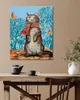 Zuty - Malen nach Zahlen - KATZE UND HERBSTWETTER, 40x50 Produktbild-Vorschau 2