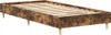vidaXL Rám postele bez matrace kouřový dub 90x200 cm Náhled obrázku produktu 7