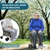Rolátor s velkou nákupní taškou a sedákem.Nákupní vozík Náhled obrázku produktu 7