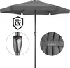 Kingsleeve® Parasol Ø 330 cm anthracite Parasol en Voir les images du produit 1