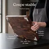 Deleca Grande Planche à Découper Bois de Noyer - Billot, Voir les images du produit 8