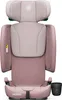 A pink and gray car seat with a cup holder on the side. Náhled obrázku produktu