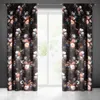Vorhang KAREN schwarz rosa 140x270 cm  Kräuselband Produktbild-Vorschau 15