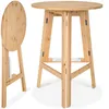 tectake® Stehtisch Trix aus Holz, rund Produktbild-Vorschau 1